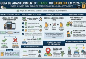 Etanol ou gasolina em 2026: como descobrir qual compensa de verdade