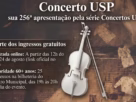 Orquestra USP Filarmônica se apresentando no Teatro Municipal de São Carlos em concerto gratuito